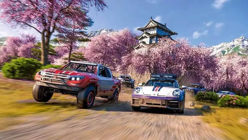 Forza Horizon 6 offroad driving on dirt roads